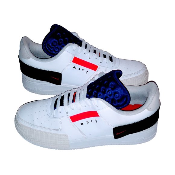 NIKE AIR FORCE 1 LOW DROP TYPE 'SUMMIT WHITE' N.354 SIZE 11.5 MSRP 289.00 CLEAN! - Picture 1 of 7